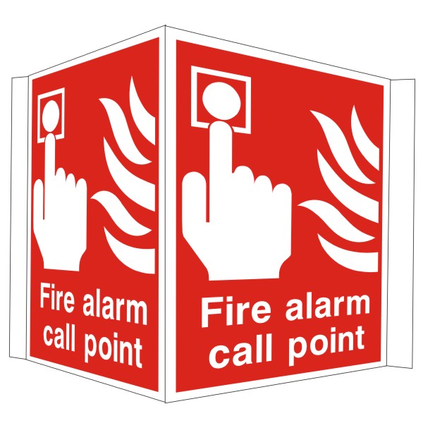 Projecting Call Point Sign Rigid 400mm x 300mm